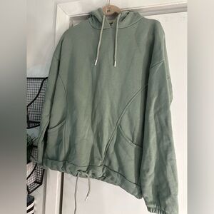 Green Hooded Sweatshirt